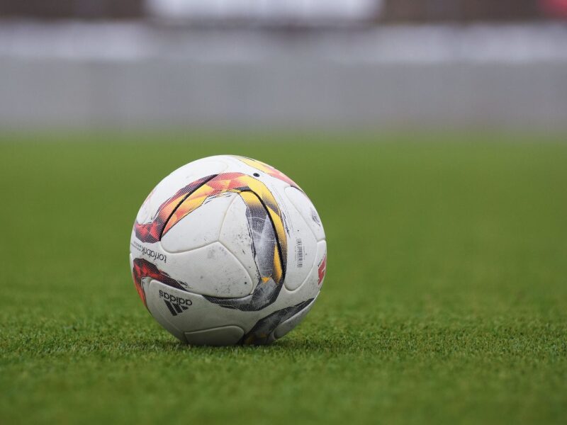 Match ball on the main pitch
